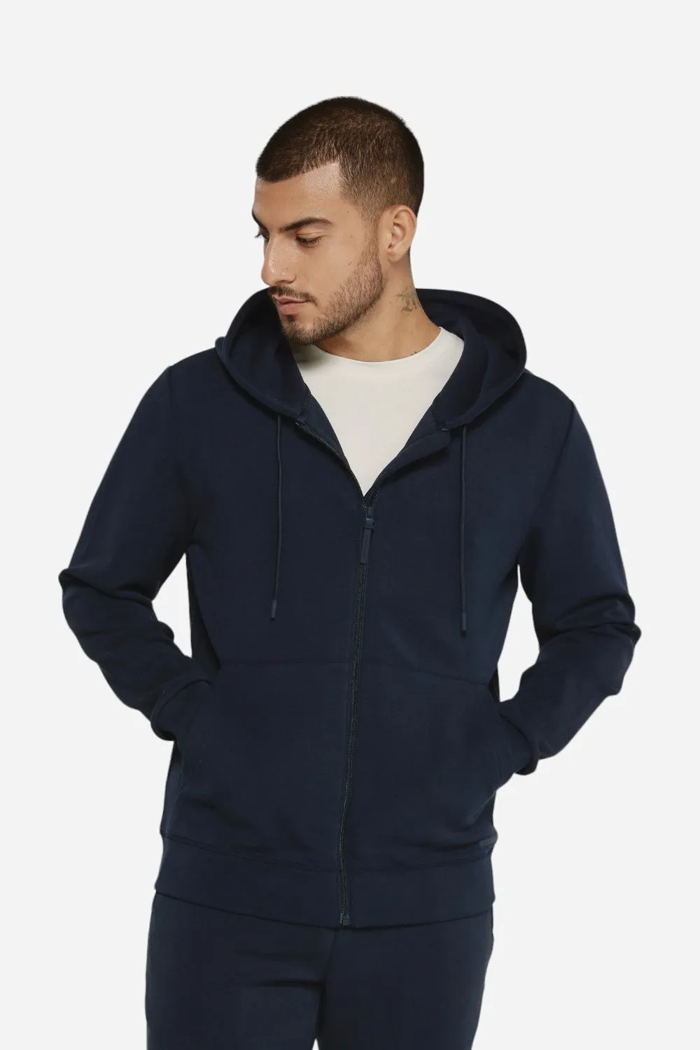 7 Diamonds Rev Full Zip Hoodie Navy