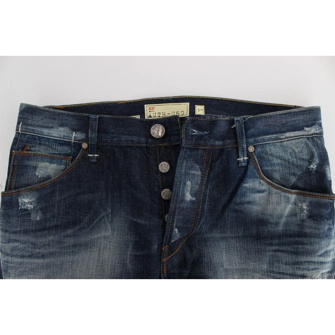 Acht Authentic Regular Fit Blue Wash Jeans