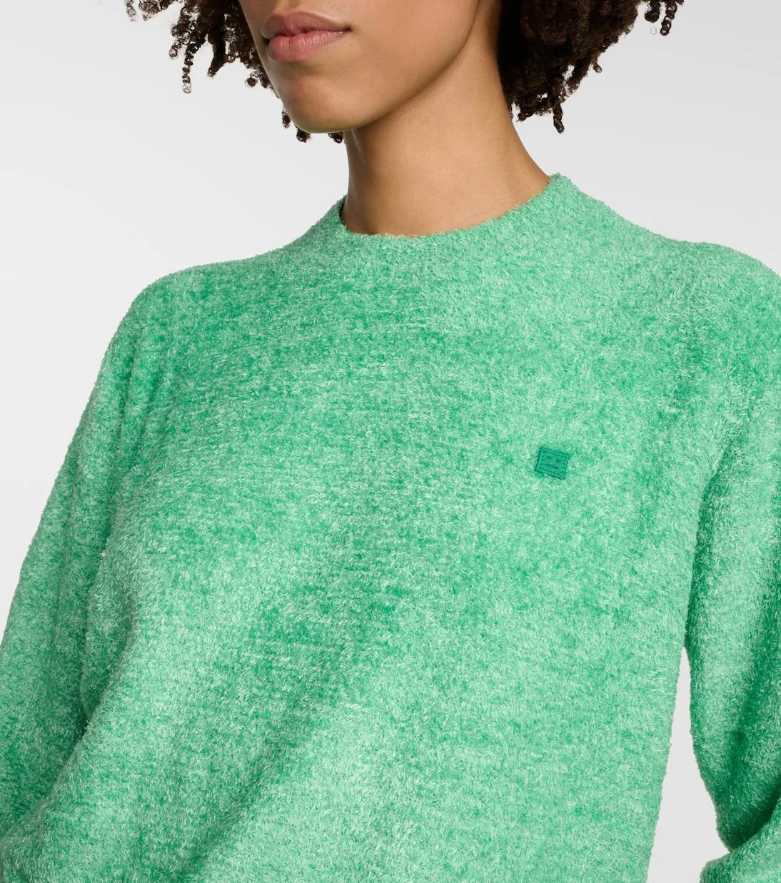 Acne Studios knitted sweater, green