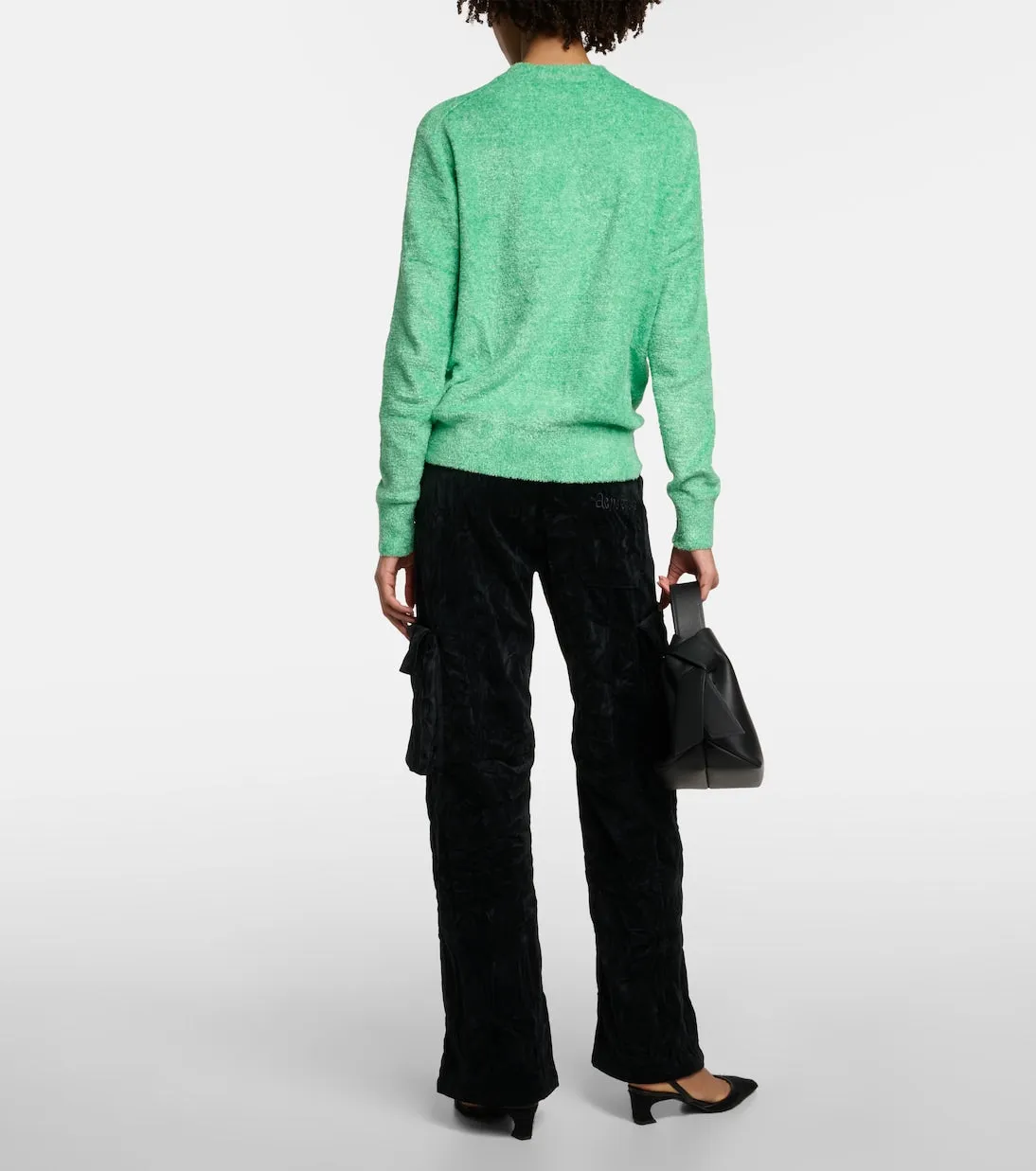 Acne Studios knitted sweater, green