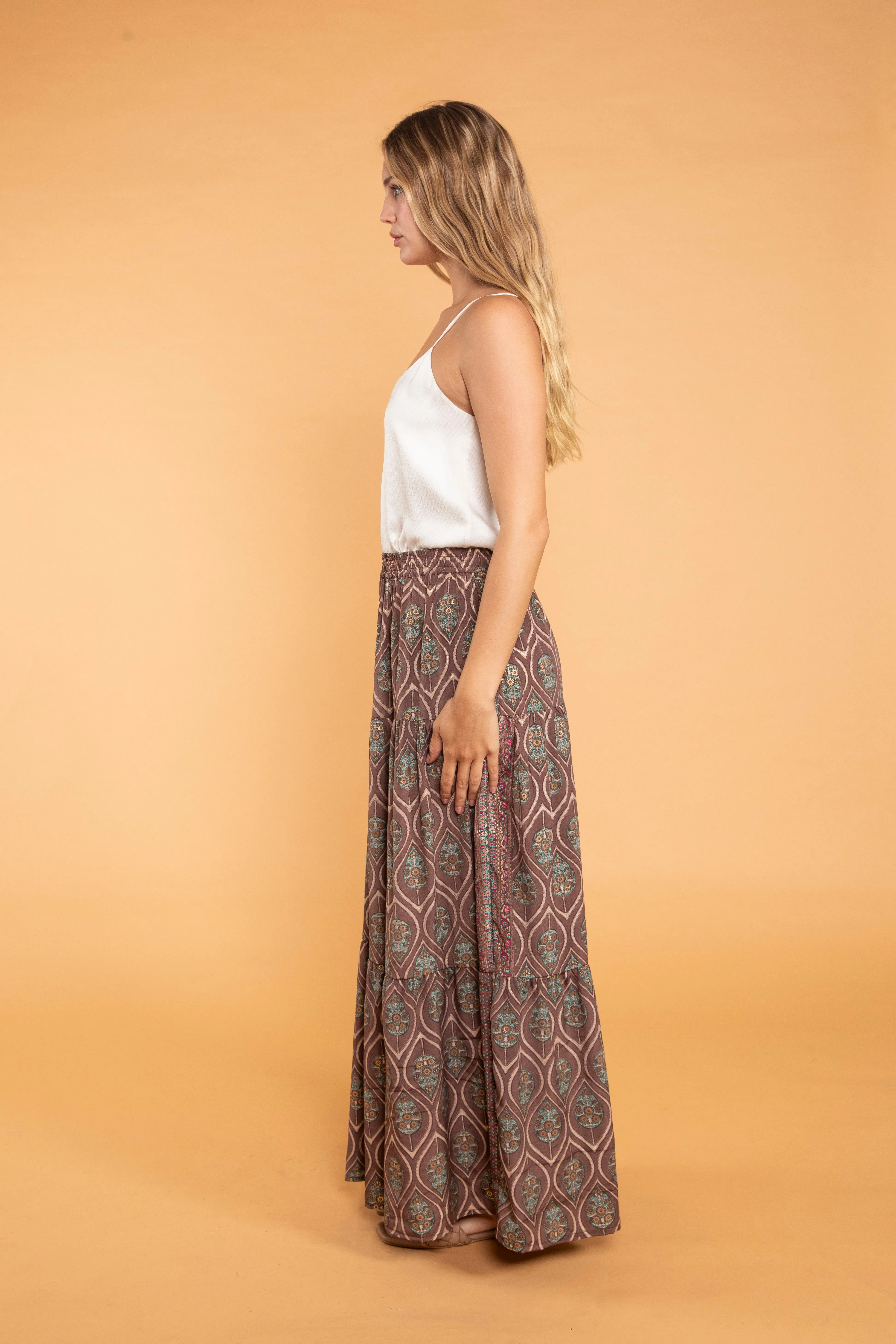 Asmee Maxi Tiered Skirt