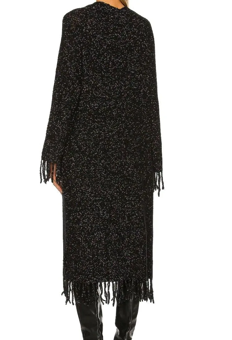 Autumn Cashmere - Fringe Duster in Tuxedo