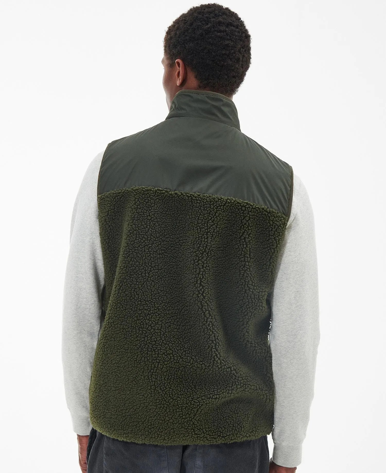 Barbour Newlan Fleece Gilet Olive