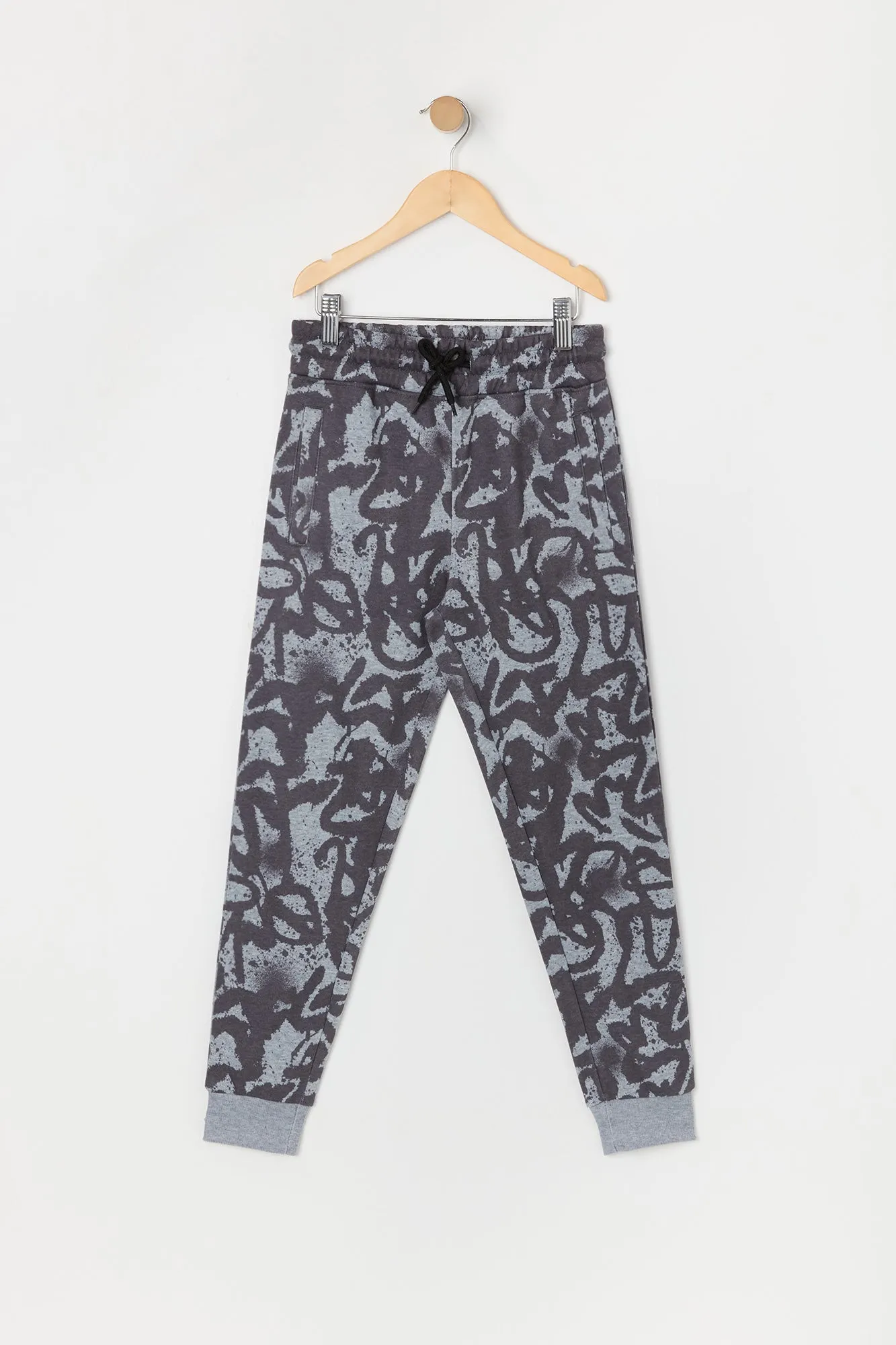 Boys Graffiti Print Fleece Jogger