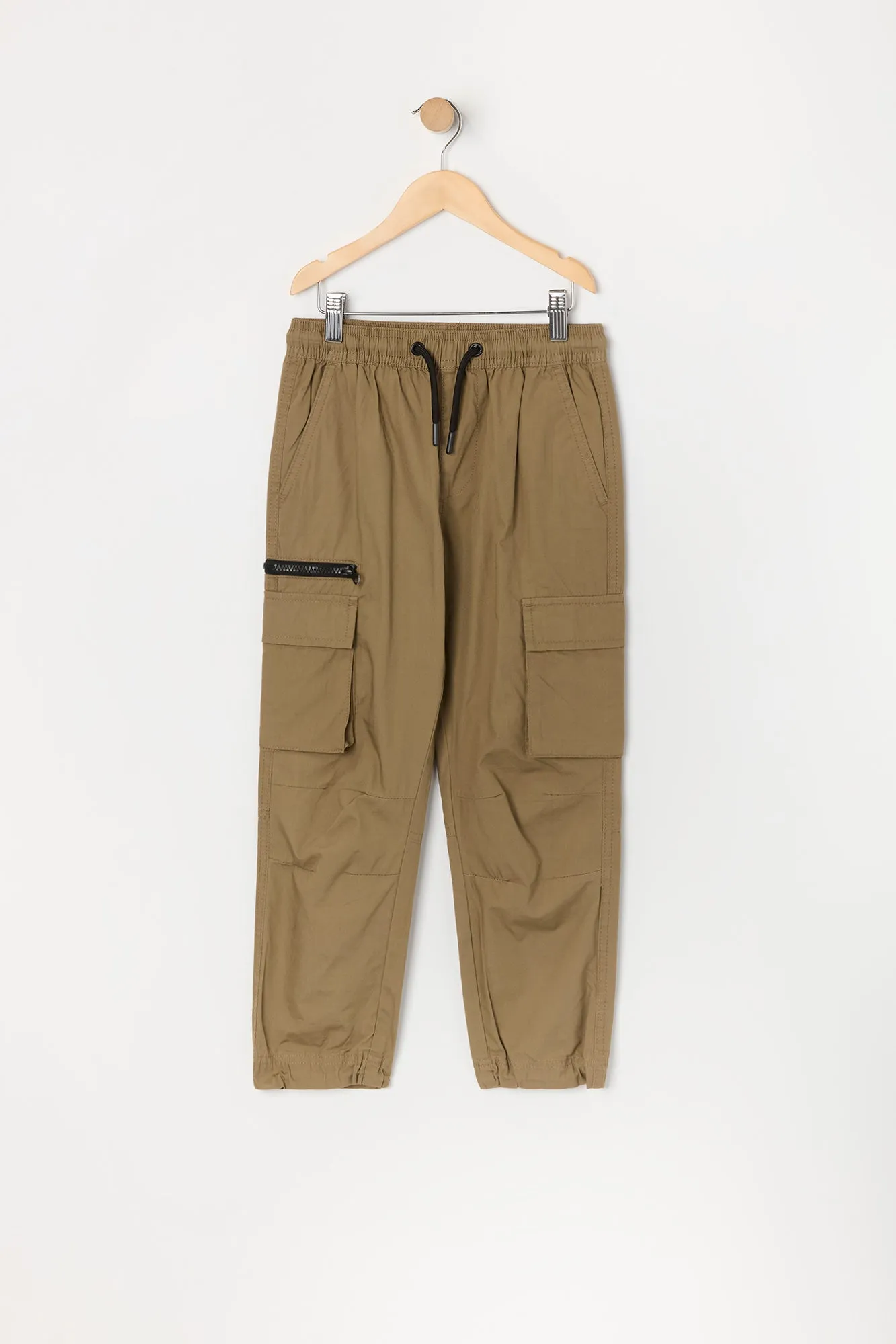 Boys Zip Pocket Cargo Jogger