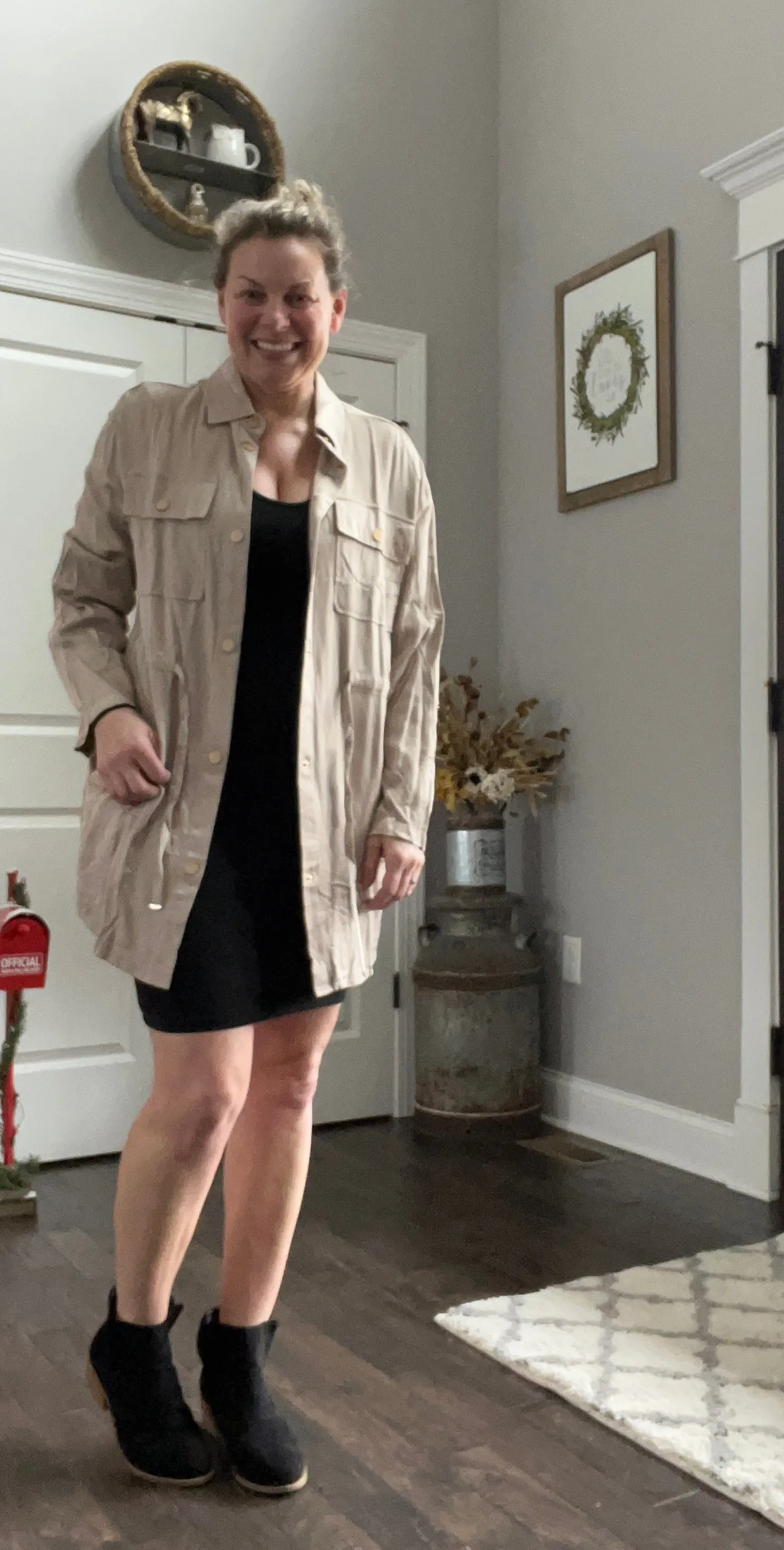 Drawstring trench