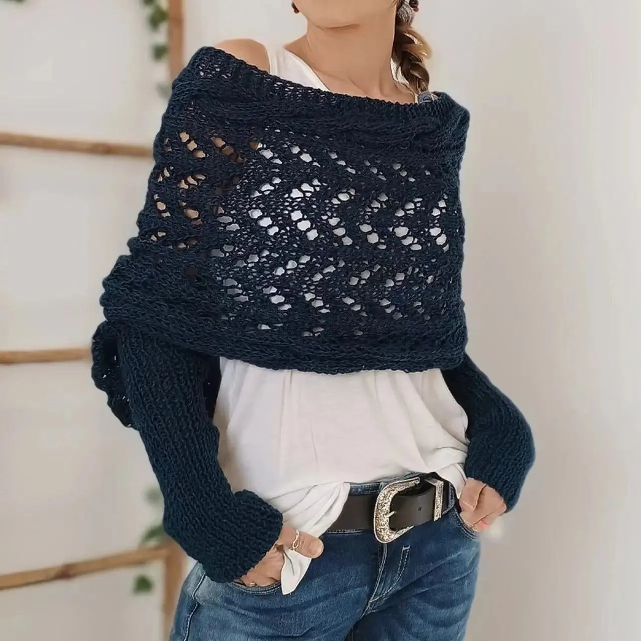 Fashion Warm Knitted Shawl