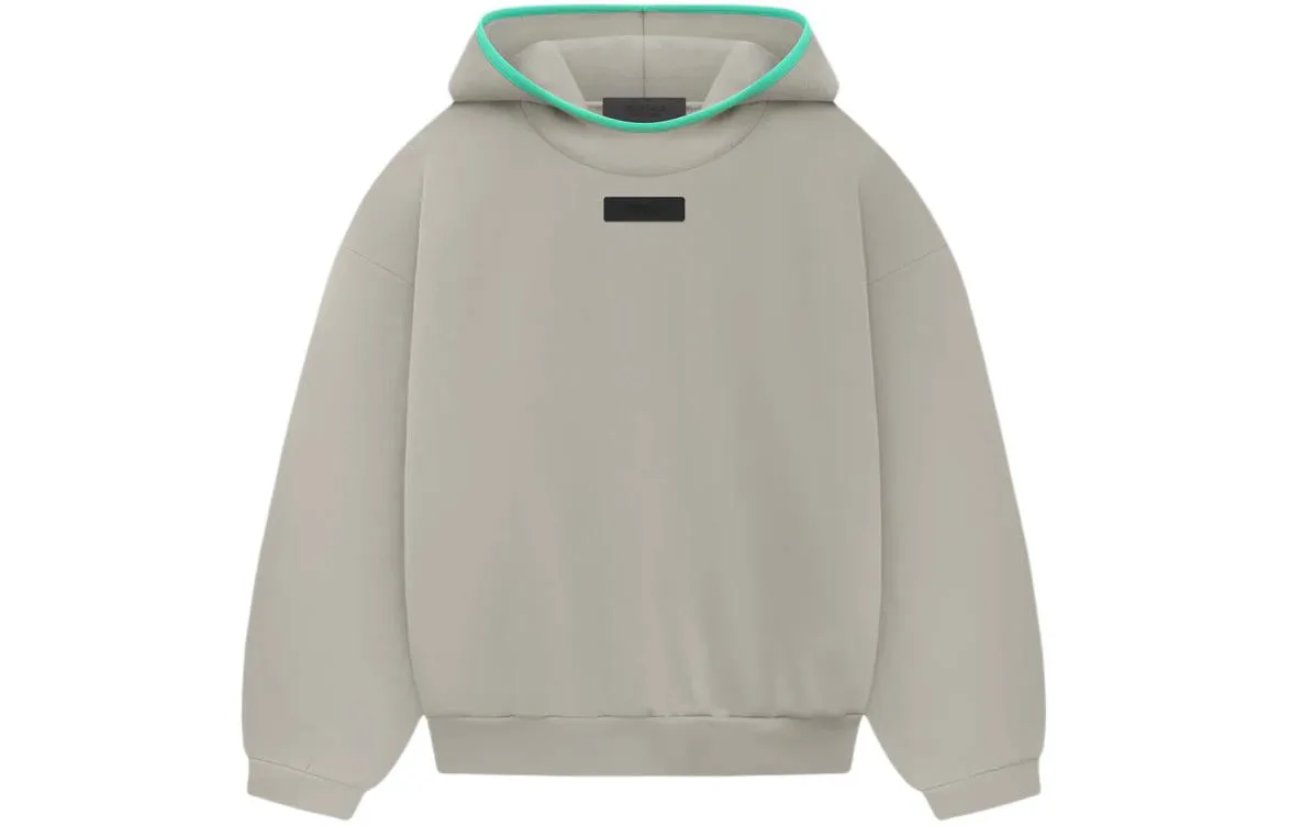 Fear Of God Essentials Spring Tab Detail Hoodie, light gray