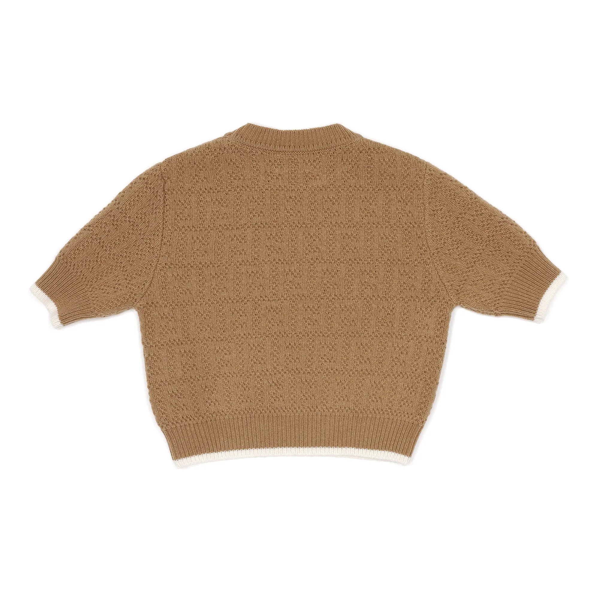 Fendi Tan Wool Top