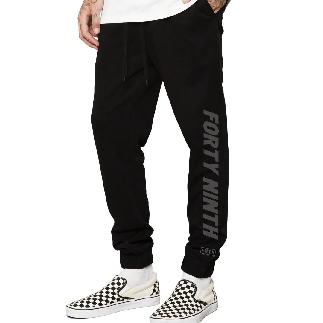 Forty Ninth Essential Black Jogger