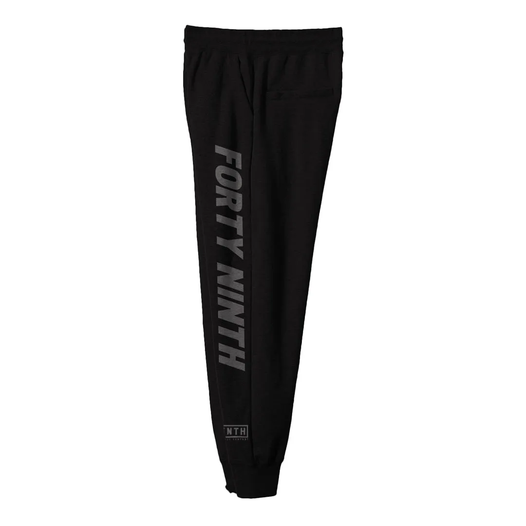 Forty Ninth Essential Black Jogger