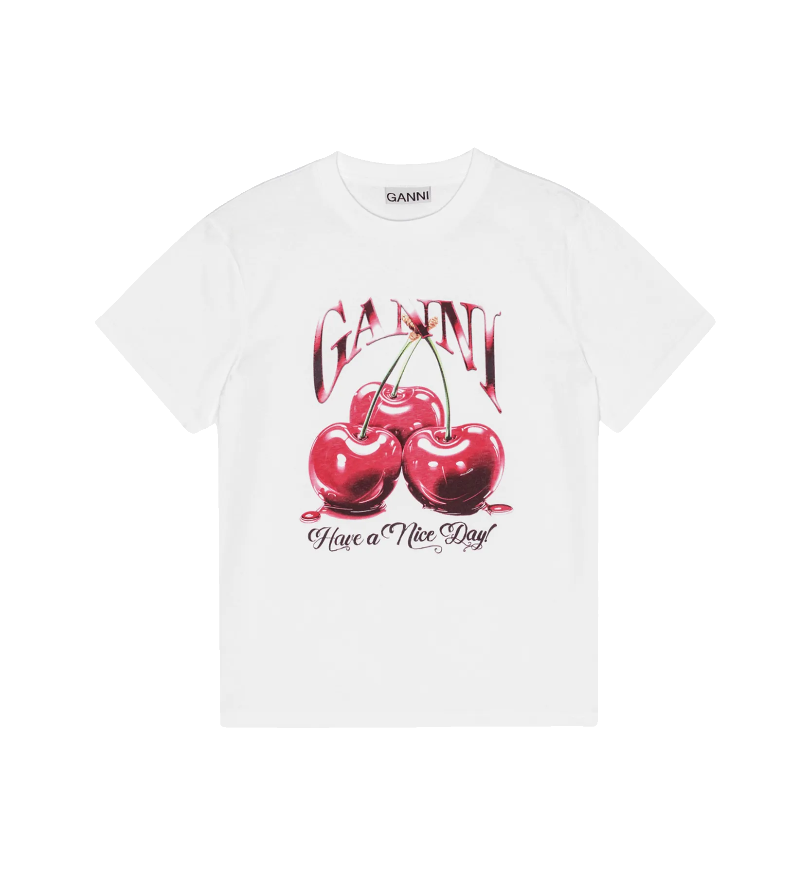 GANNI Basic Cherry T-shirt