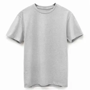 Heather Grey Supima Cotton T-Shirt