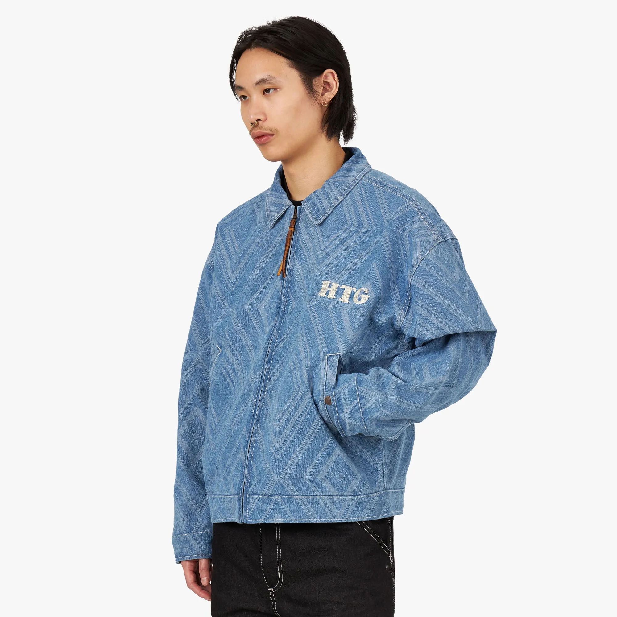 Honor The Gift Diamond Denim Jacket / Indigo