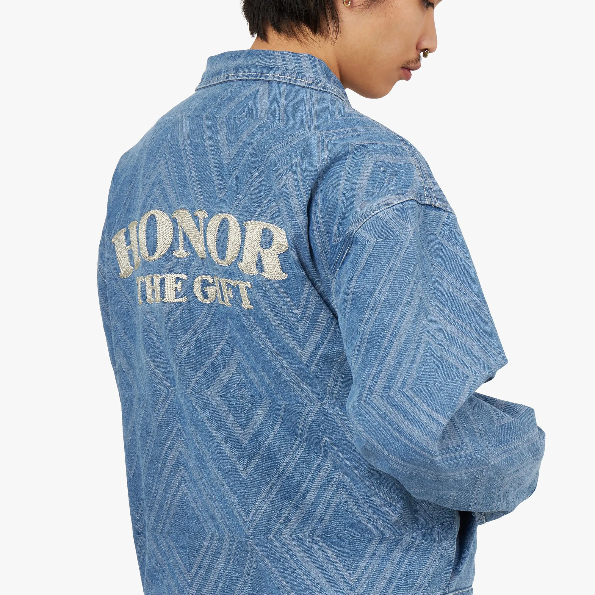 Honor The Gift Diamond Denim Jacket / Indigo