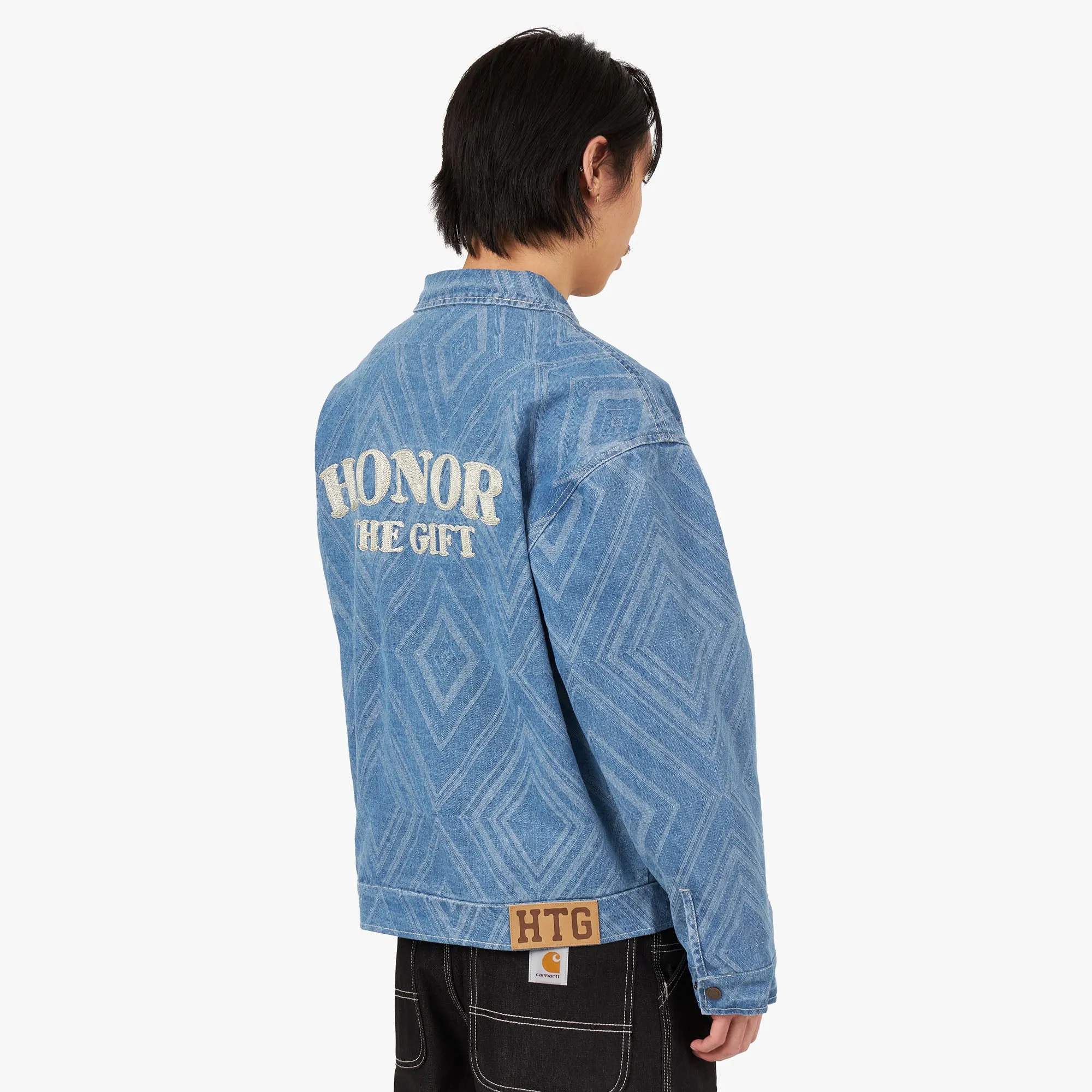 Honor The Gift Diamond Denim Jacket / Indigo