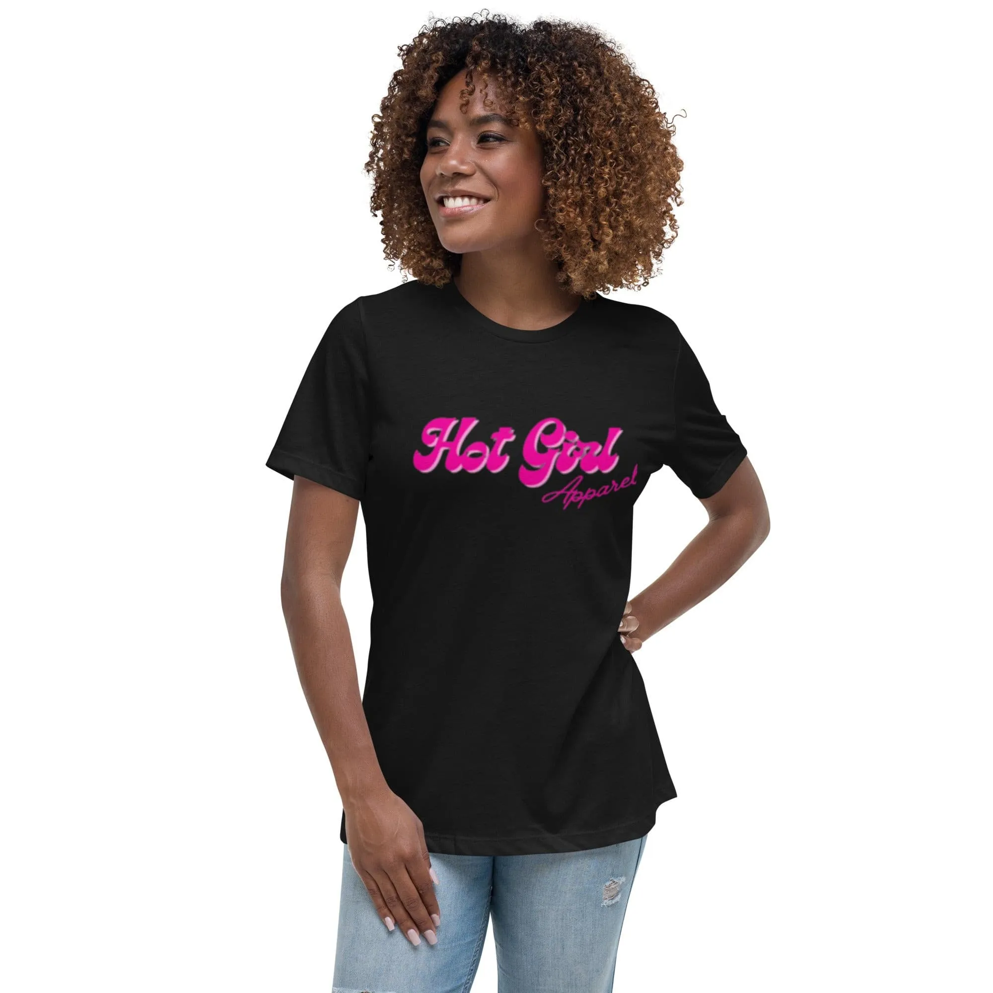 Hot Girl Apparel Women's Relaxed Short Sleeve Tee