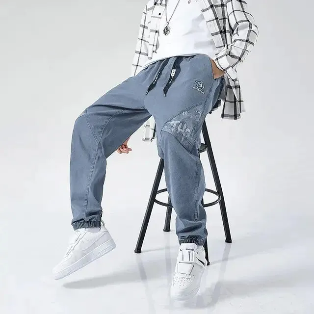 Jeans Men Loose Joggers^