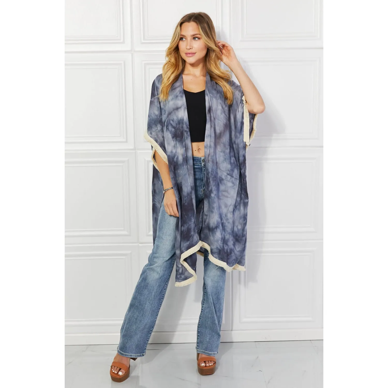 Justin Taylor Cloud Rush Swim Cover-Up Kimono