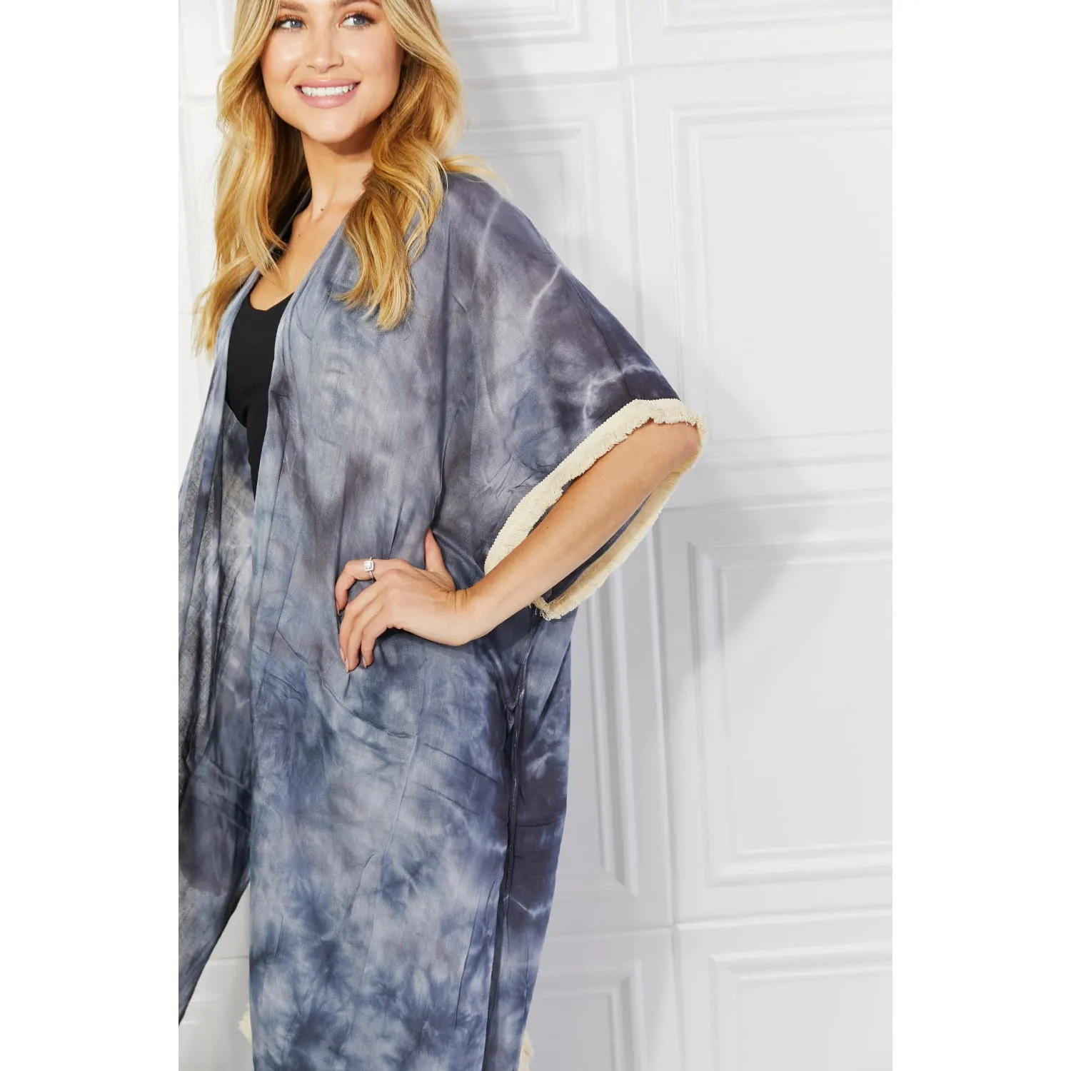 Justin Taylor Cloud Rush Swim Cover-Up Kimono