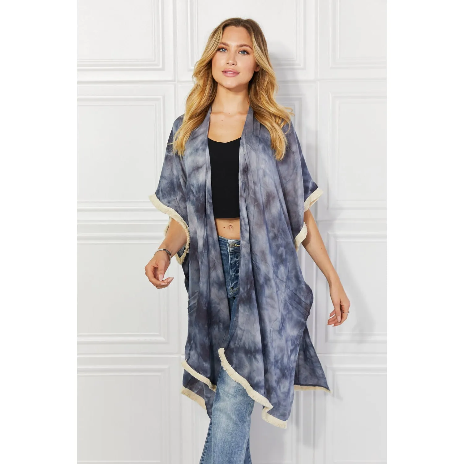 Justin Taylor Cloud Rush Swim Cover-Up Kimono