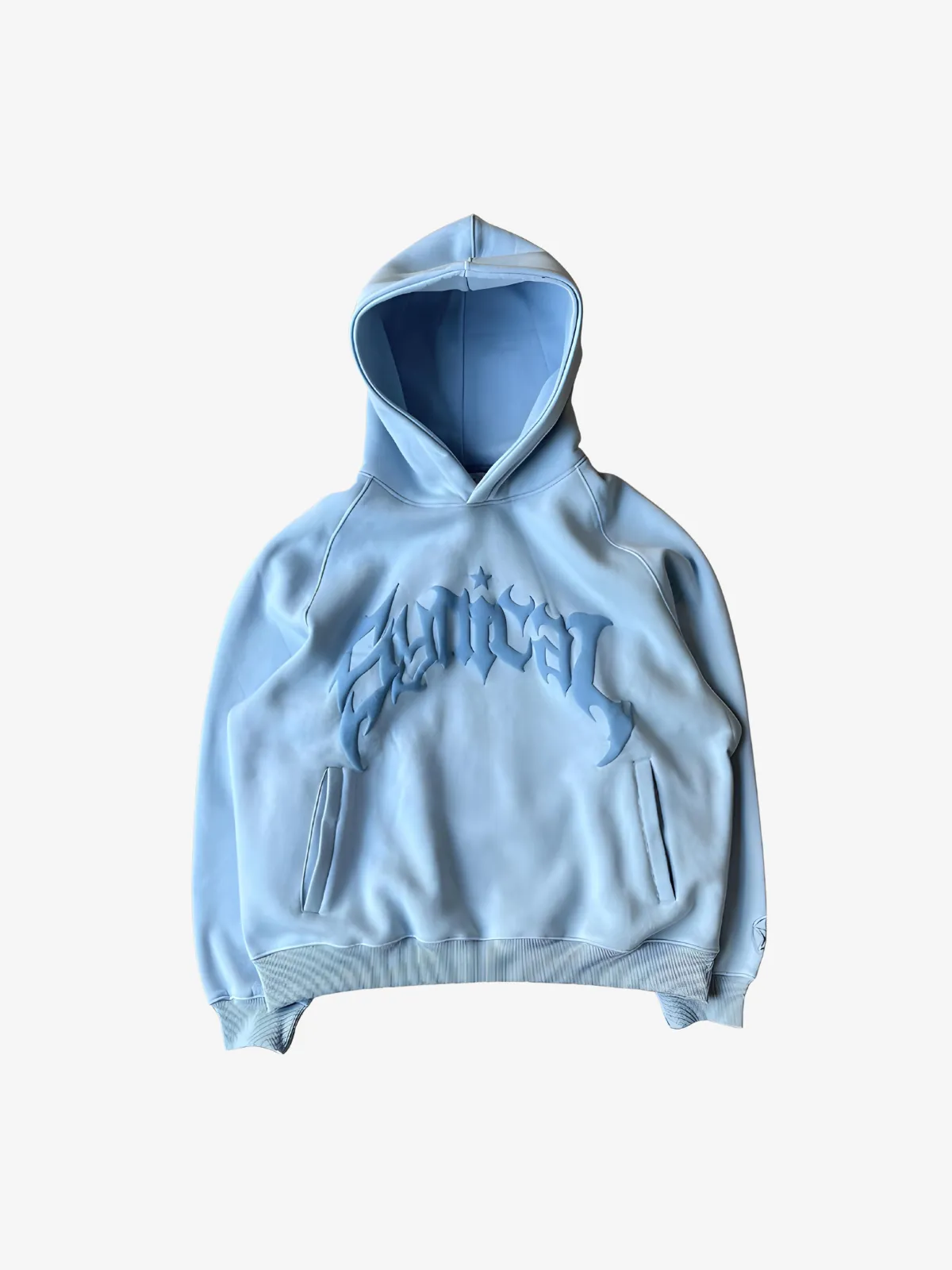 KG Gothic Letter Printed Hoodie