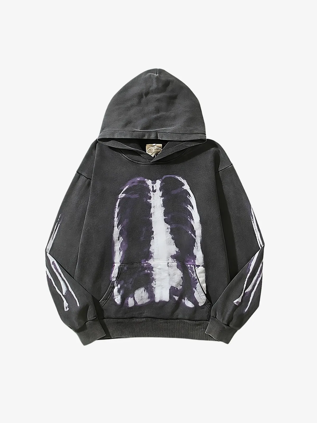 KG Vintage Distressed Skull Hoodie