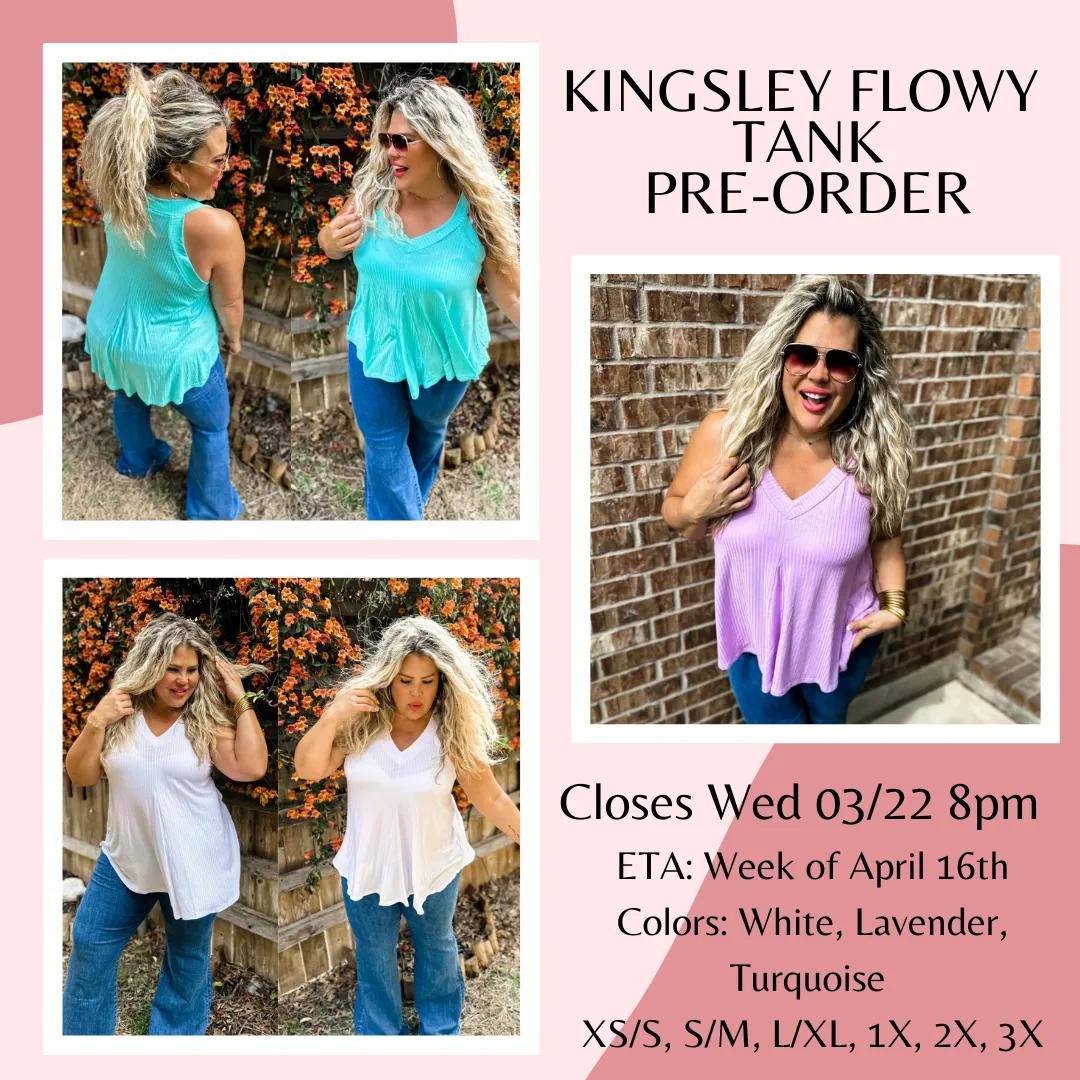 Kingsley Flowy Tank Pre-Order