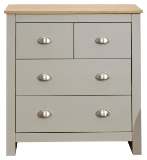 Lancaster 2 2 Drawer Chest Grey