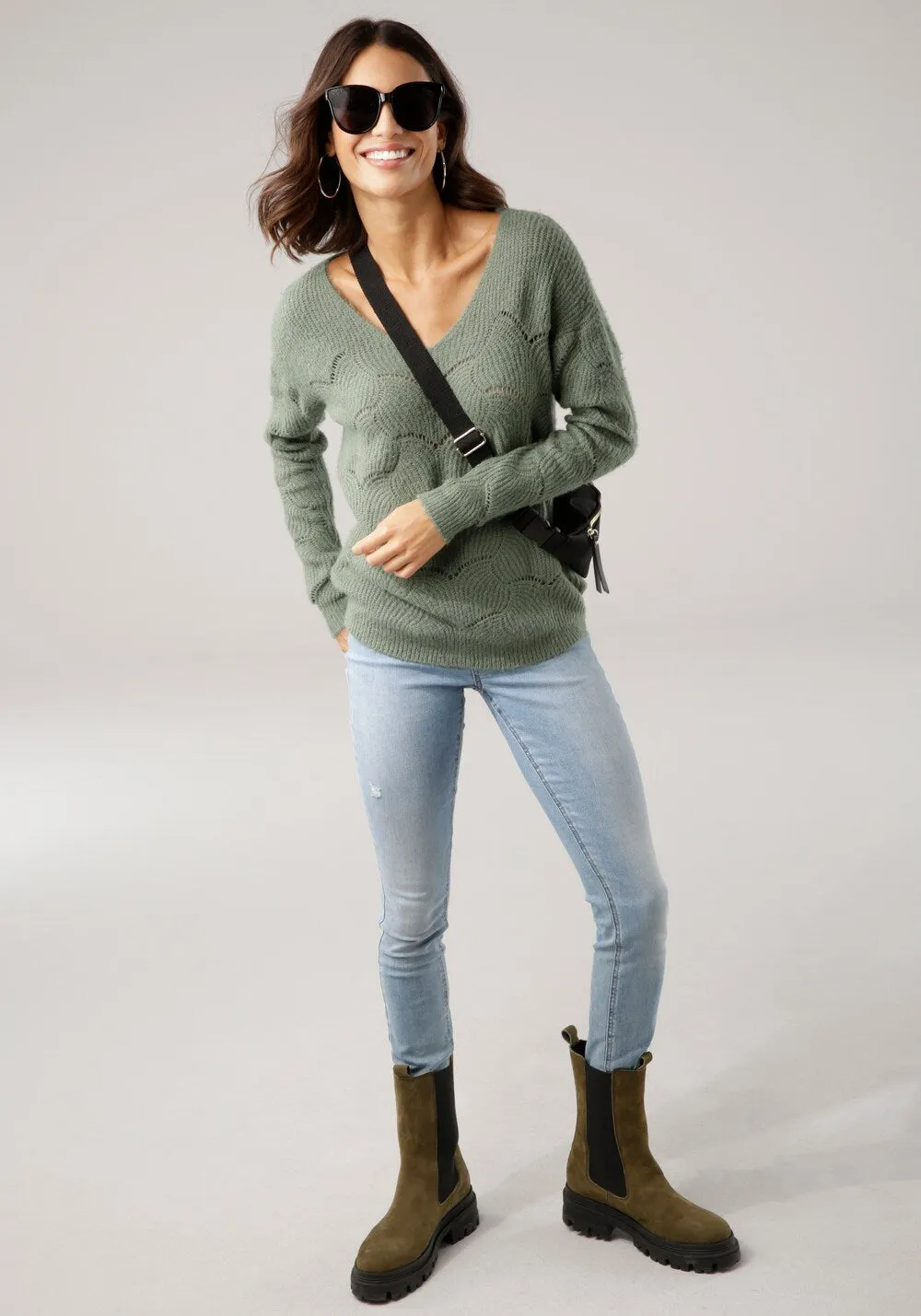 Laura Scott sweater, green