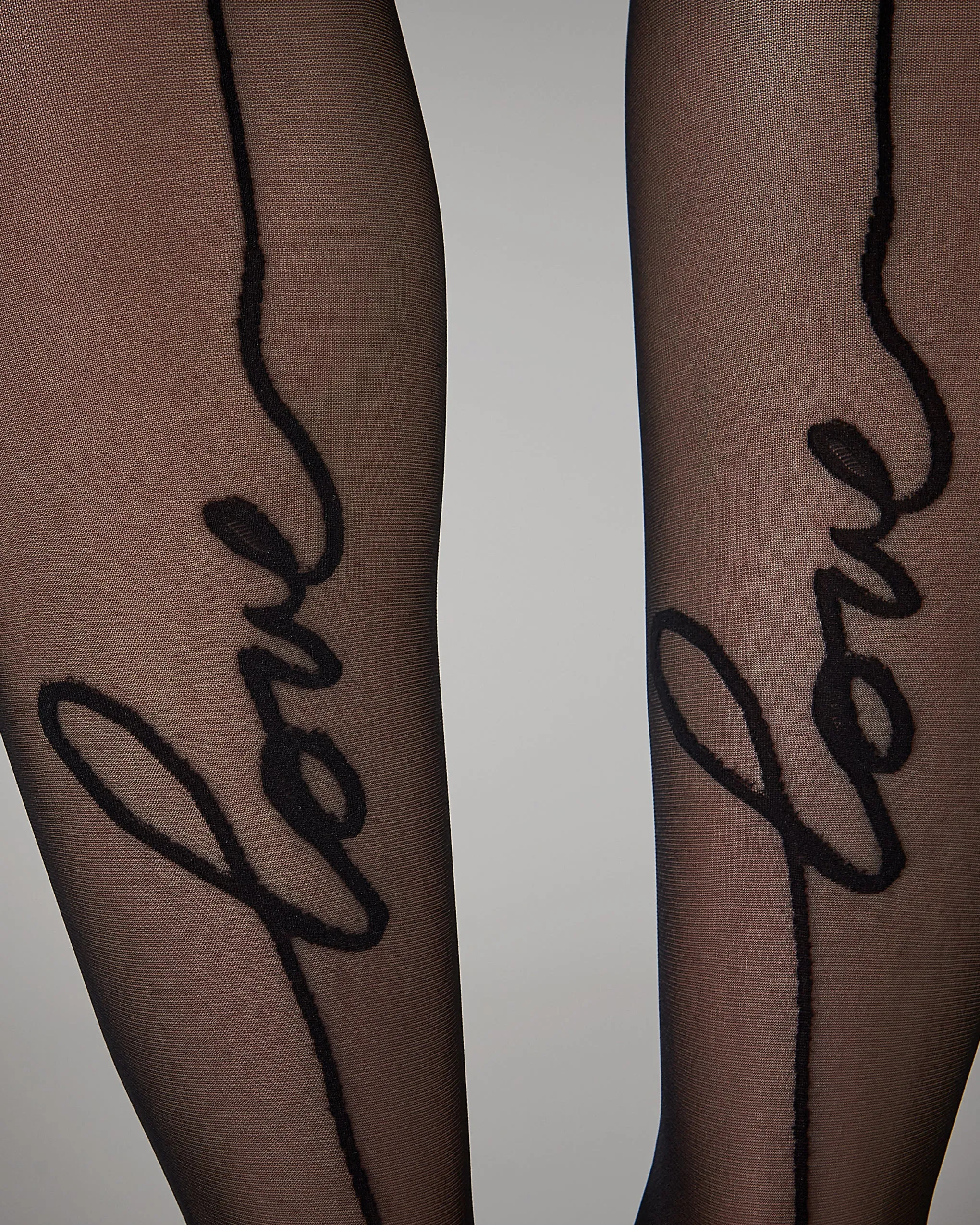 Love Backseam Tights Black