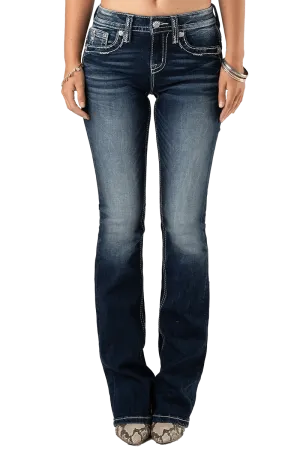 Miss Me Women's Zaggin Bootcut Jeans