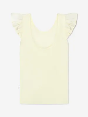 Molo Girls Organic Cotton Ranja Top In Yellow