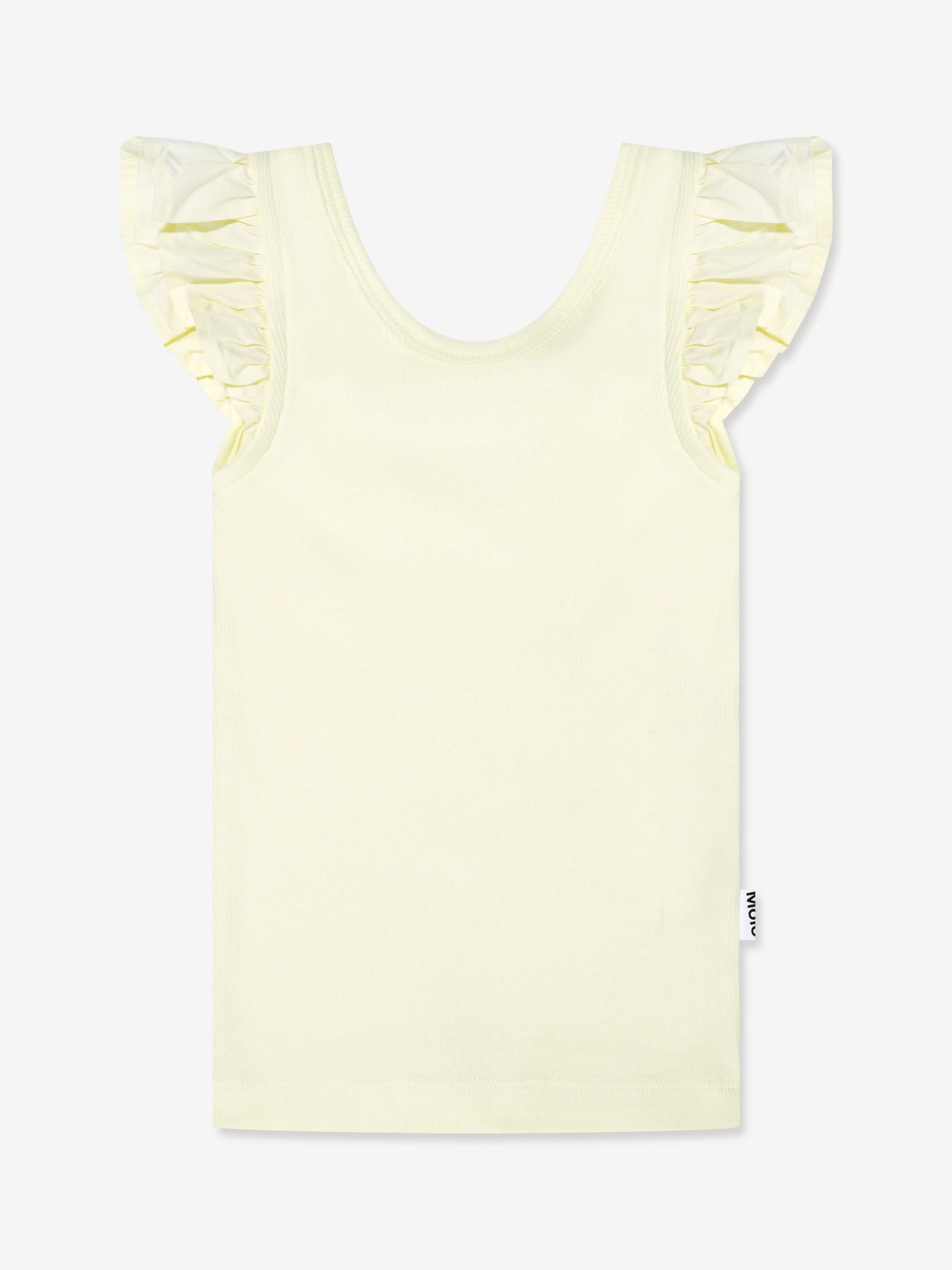 Molo Girls Organic Cotton Ranja Top In Yellow