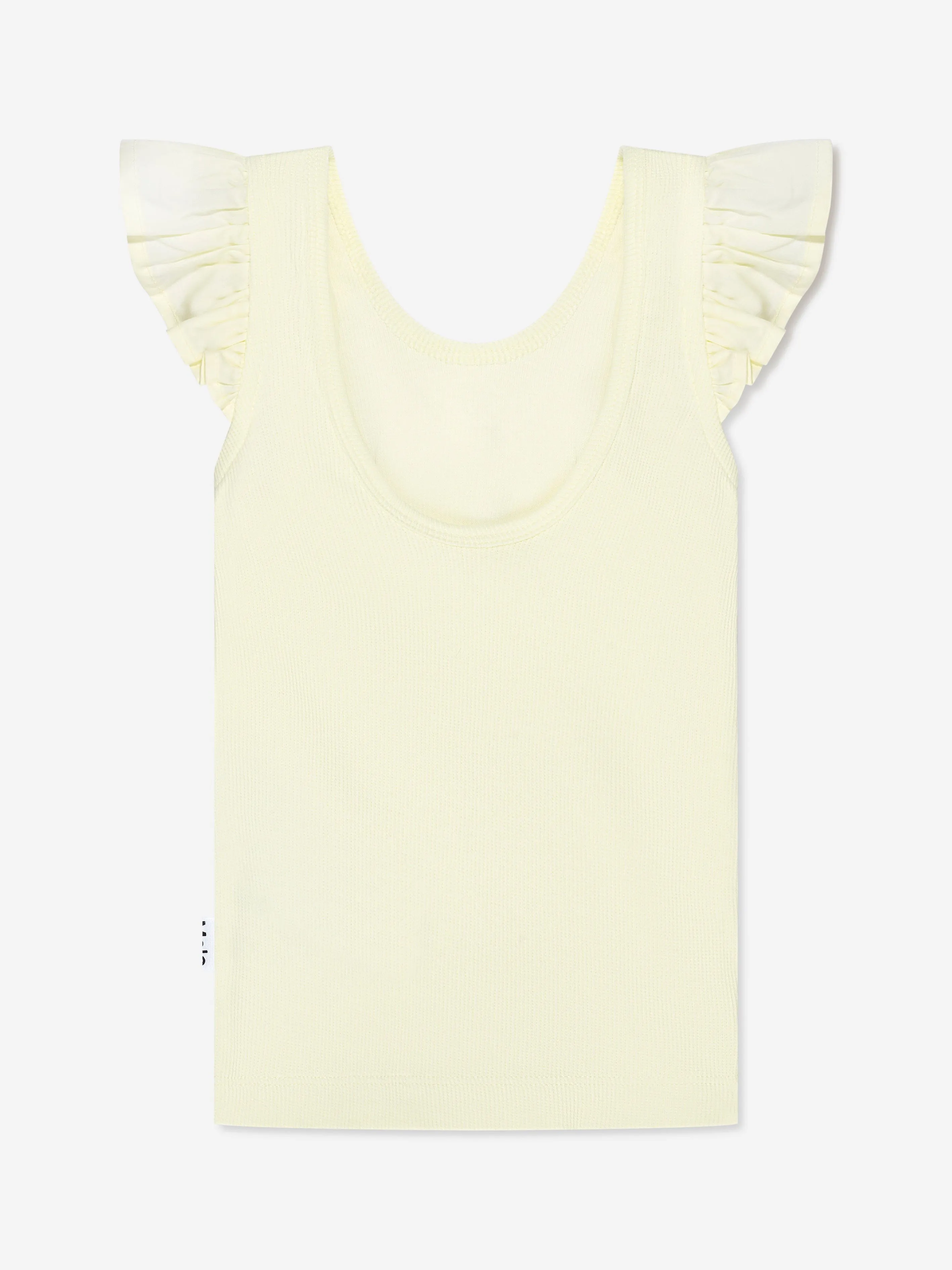 Molo Girls Organic Cotton Ranja Top In Yellow