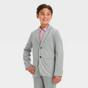 New - Boys' Knit Blazer - Cat & Jack Gray 16