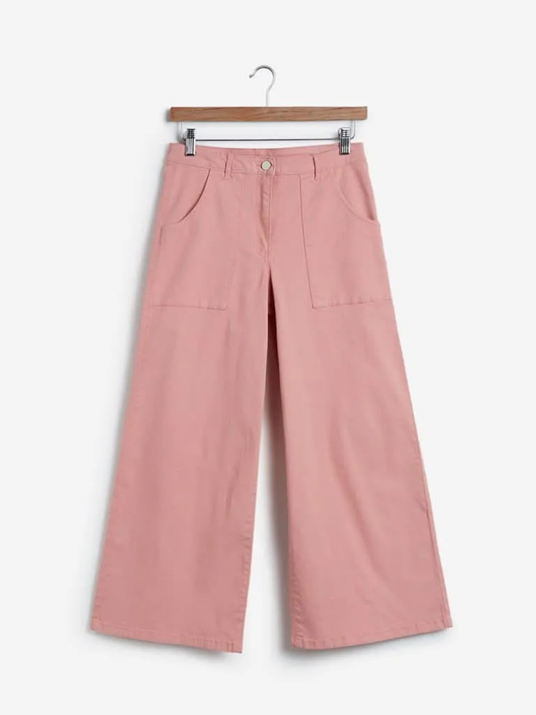 Nuon Peach Flared Jeans