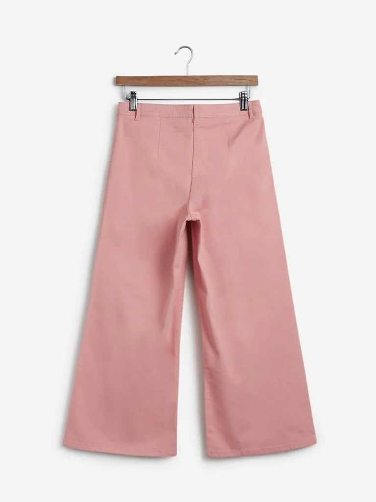 Nuon Peach Flared Jeans