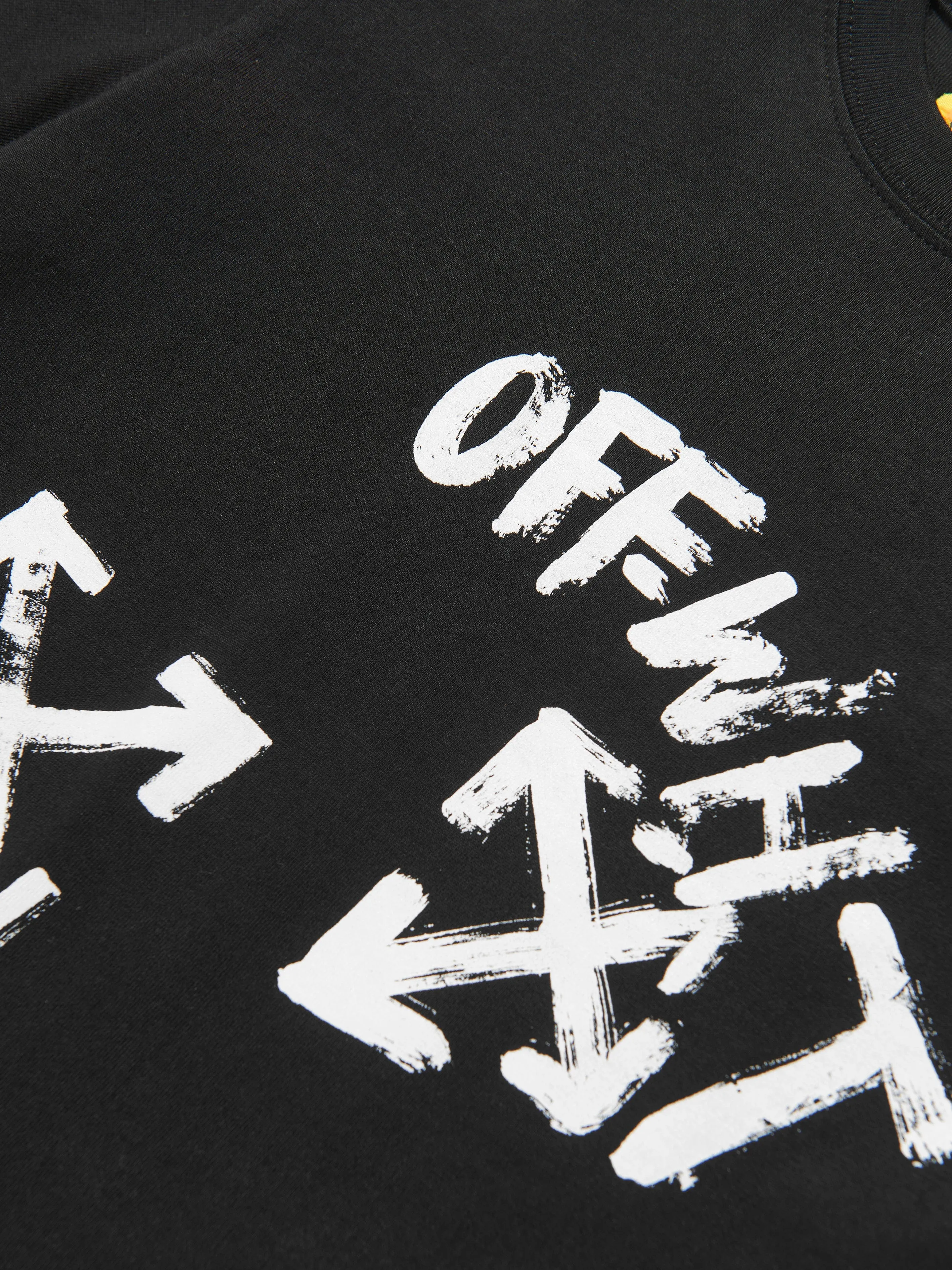 Off-White Boys Paint Script T-Shirt in Black