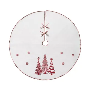 Peppermint Forest Tree Skirt