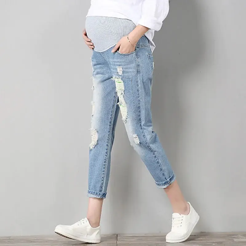 Pregnancy Abdominal Jeans^