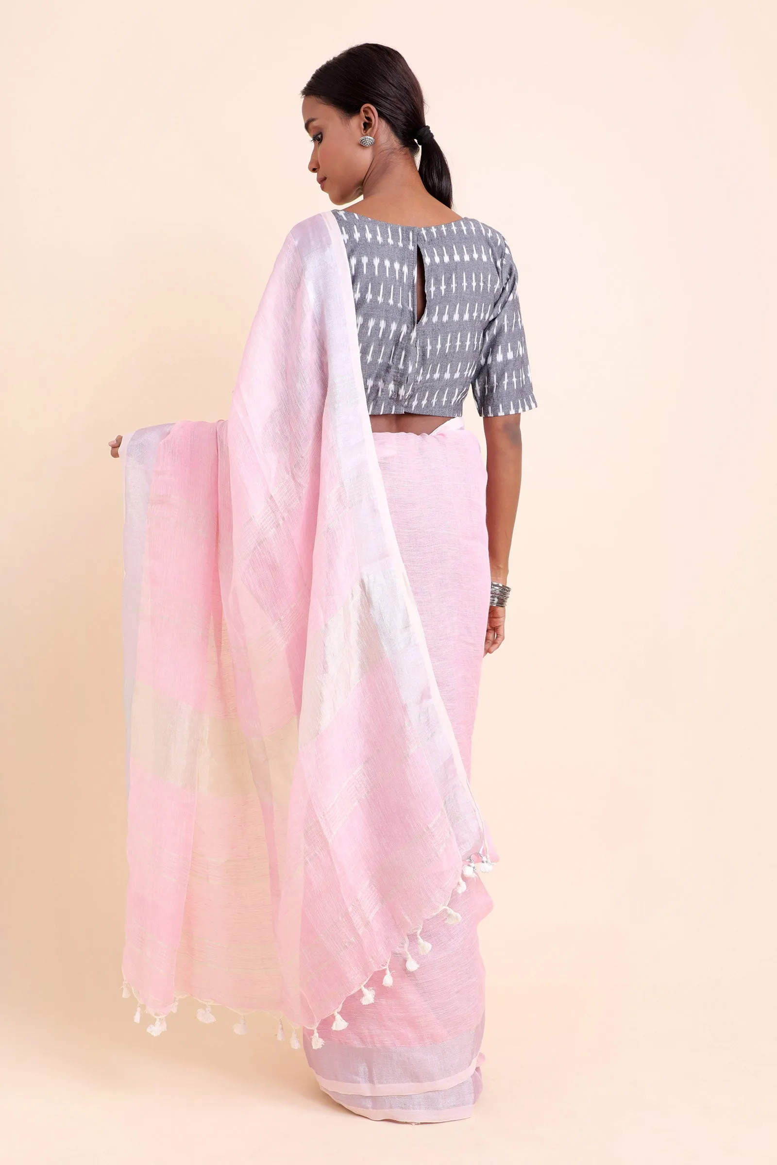 Pretty Please Linen Saree