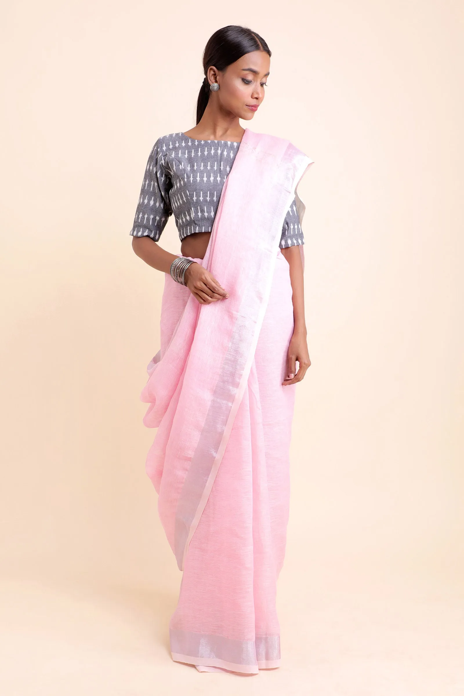 Pretty Please Linen Saree