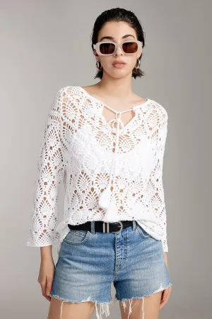 Resort Style Crochet Top