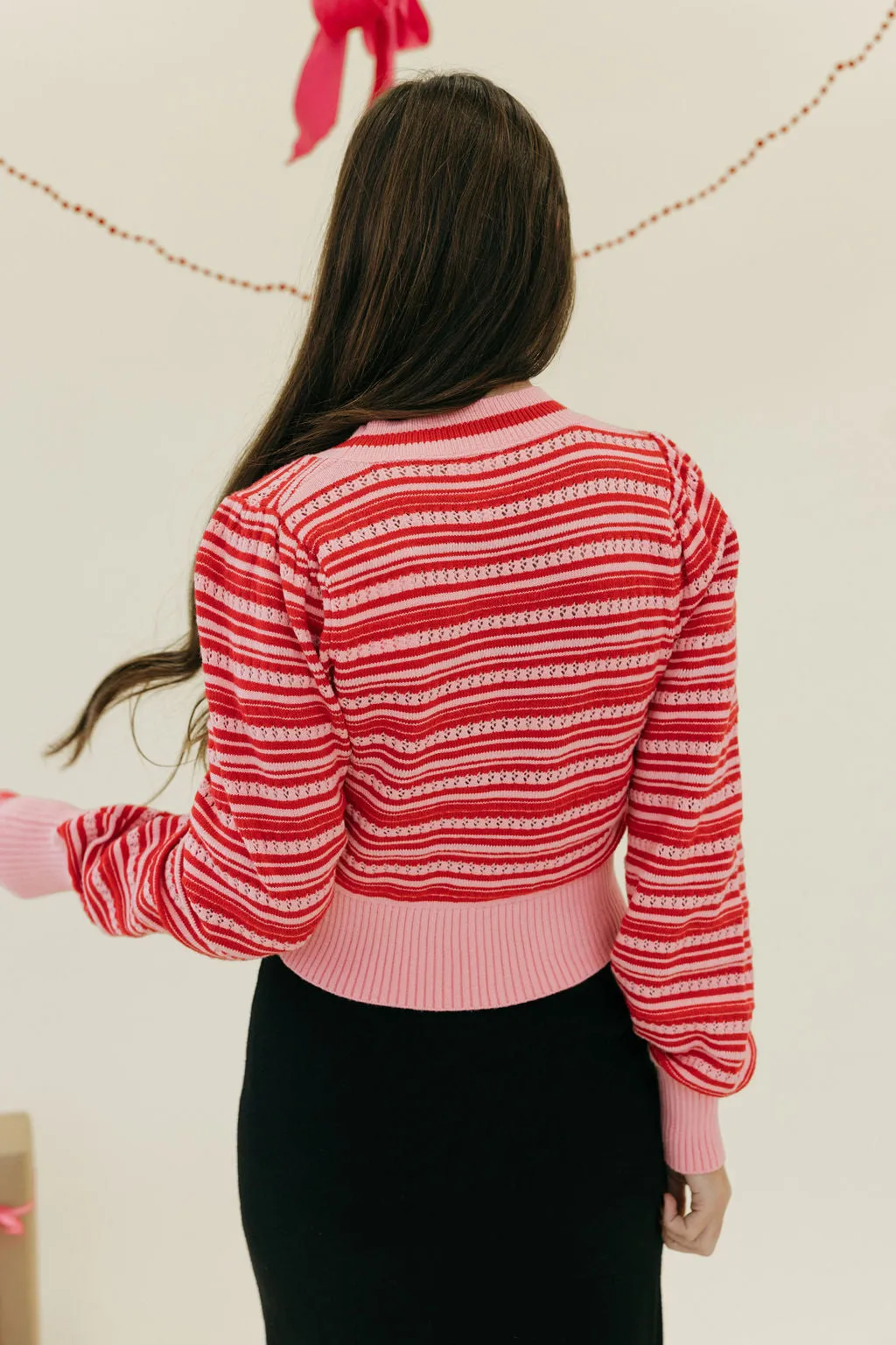 Rory Cardigan-Pink/Red