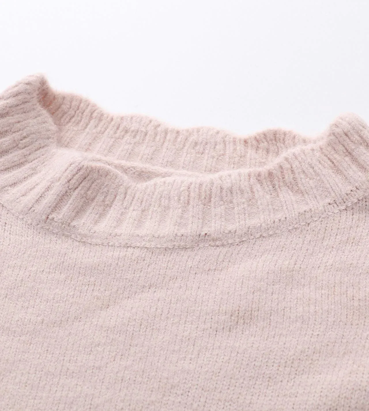 Simple round neck sweater long sleeve sweater     S2547