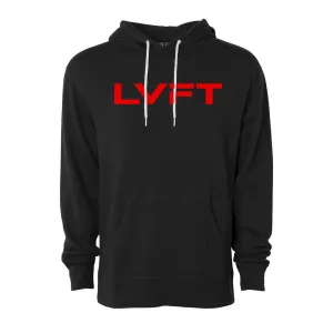 Slate Pullover Hoodie - Black / Red