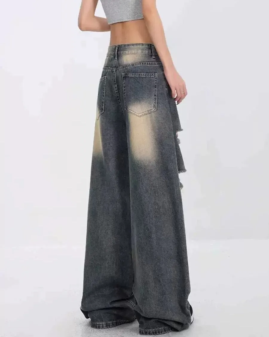 Star Girl Distressed Jeans