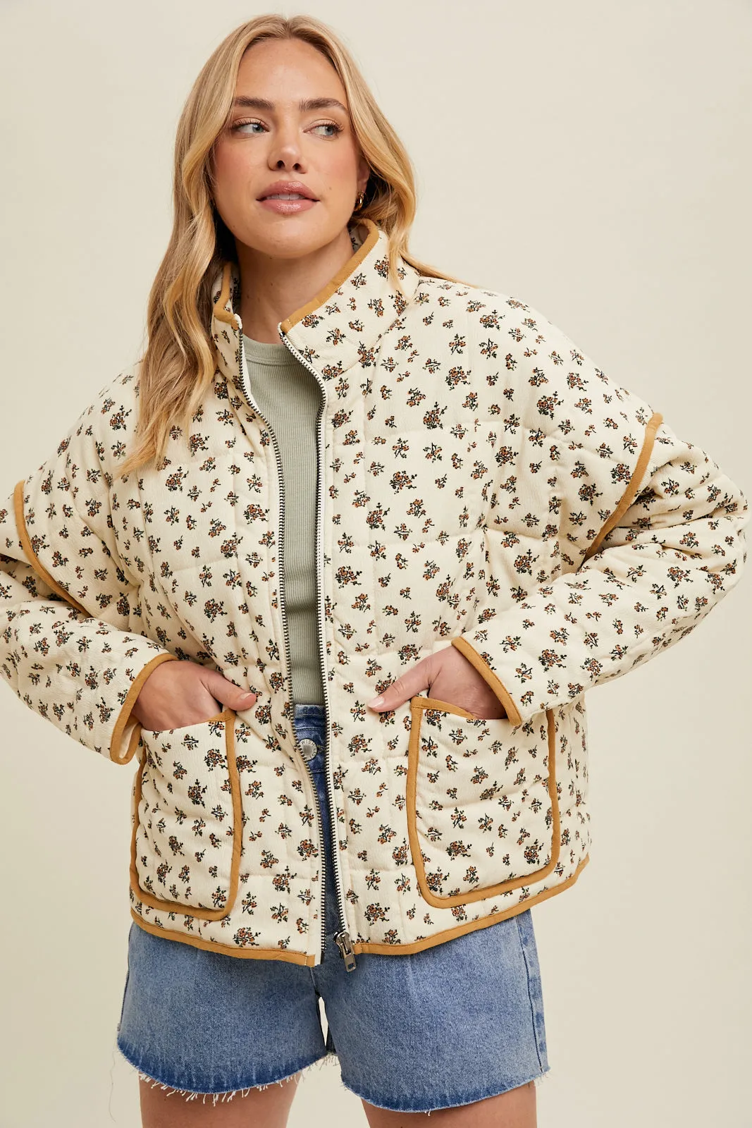 Stella Floral Quilted Jacket