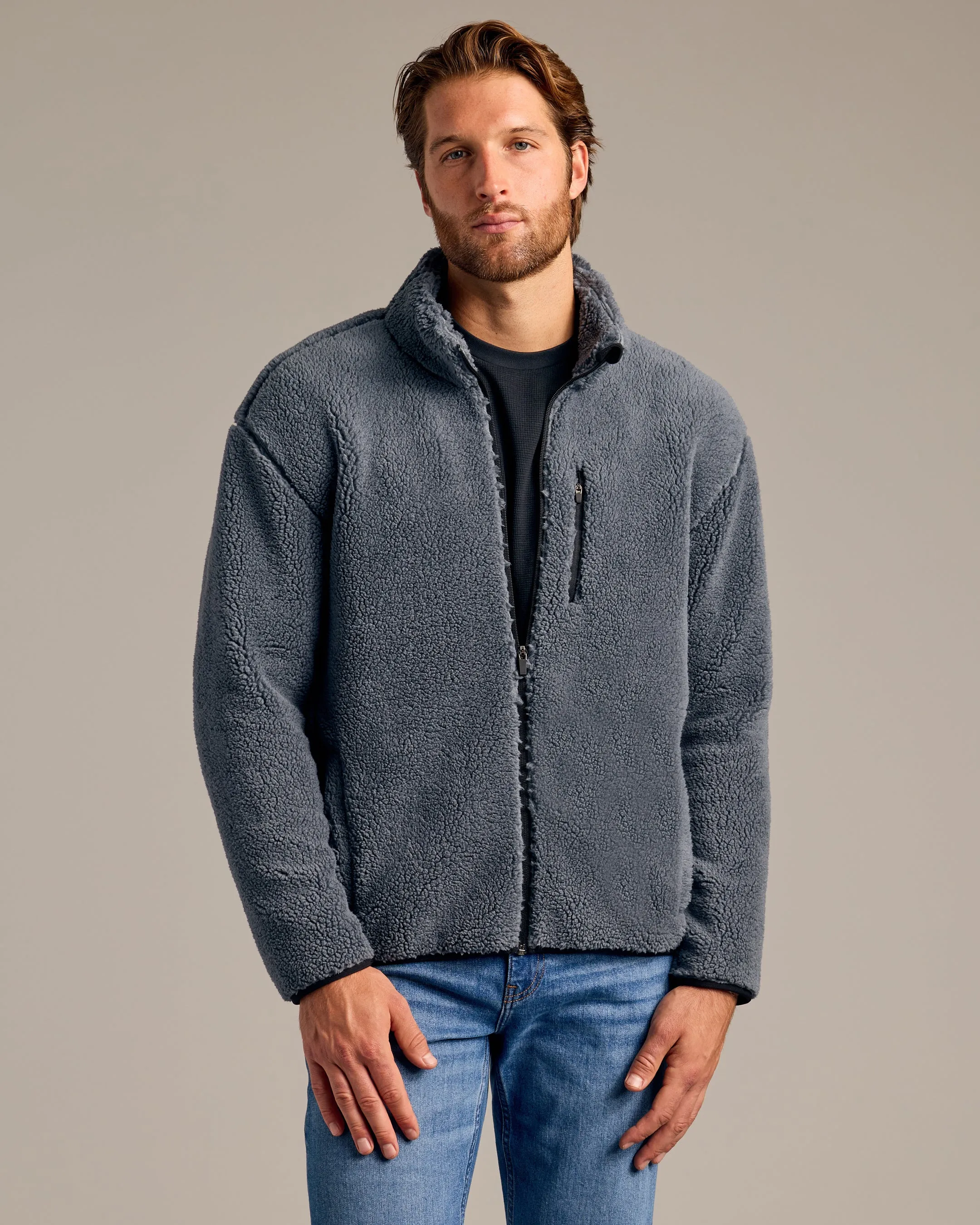 Stormy Sherpa Full Zip Jacket